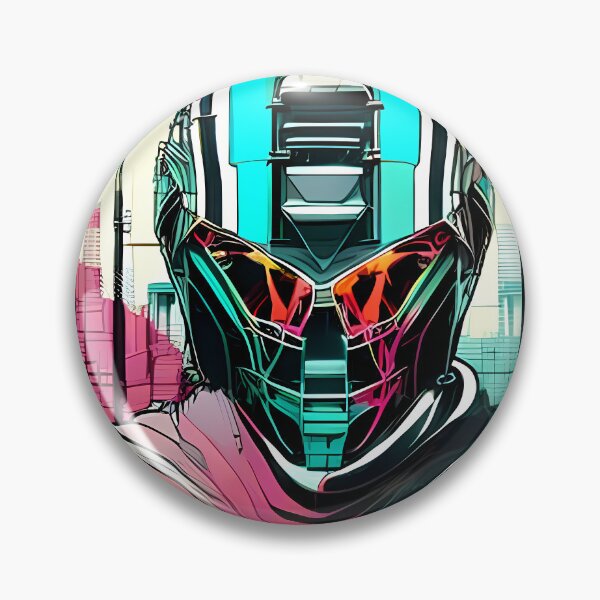 Item preview, Egyptian Scarab Beetle Cyberpunk Sticker Design: Futuristic Twist on Ancient Mythology designed and sold by Mytho Merch.