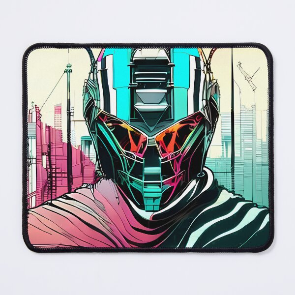 Item preview, Egyptian Scarab Beetle Cyberpunk Sticker Design: Futuristic Twist on Ancient Mythology designed and sold by Mytho Merch.