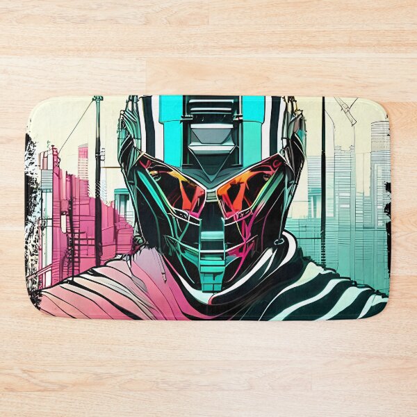 Item preview, Egyptian Scarab Beetle Cyberpunk Sticker Design: Futuristic Twist on Ancient Mythology designed and sold by Mytho Merch.