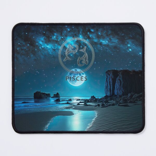 Item preview, Moon with Pisces by The Pianist designed and sold by Fabled-Gallery.