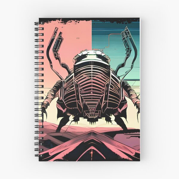 Item preview, Egyptian Scarab Beetle Cyberpunk Sticker Design: Futuristic Twist on Ancient Mythology designed and sold by Mytho Merch.
