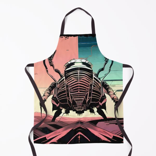 Item preview, Egyptian Scarab Beetle Cyberpunk Sticker Design: Futuristic Twist on Ancient Mythology designed and sold by Mytho Merch.