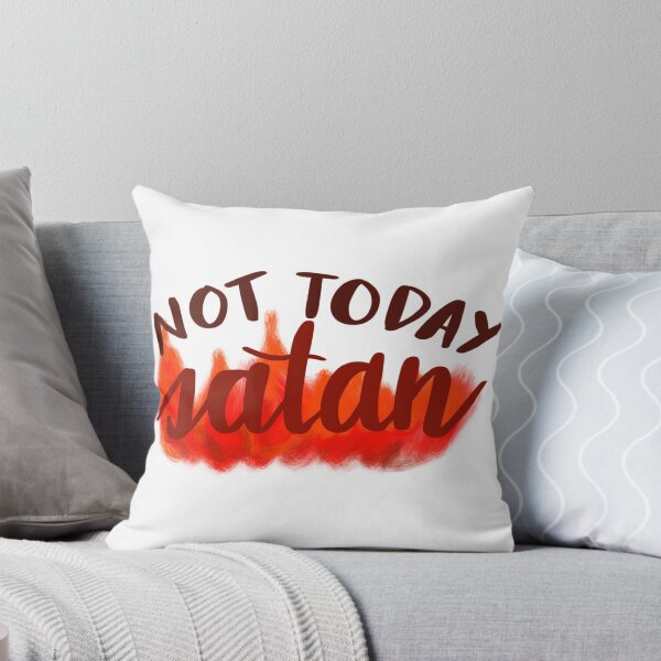 Item preview, not today satan designed and sold by cateateacake.
