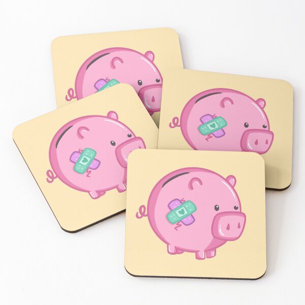 Item preview, Damaged cute Piggy Bank designed and sold by MollyTamolly.