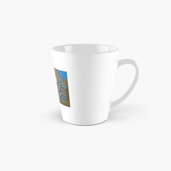 Background, Flowers, Print, Bouquet, Decor, Tracery, Garniture, Ornament Tall Mug