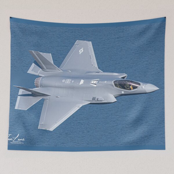 Item preview, AXE flight USAF F35A low level over water designed and sold by Ian Lane.