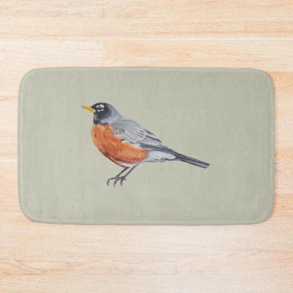 Item preview, American Robin 2 - bird painting (no background) designed and sold by Emily Bickell.