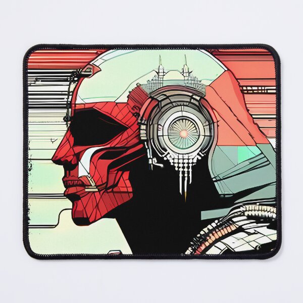 Item preview, Egyptian Scarab Beetle Cyberpunk Sticker Design: Futuristic Twist on Ancient Mythology designed and sold by Mytho Merch.