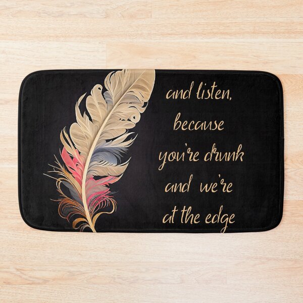 Item preview, Be Still, Listen Quote Feather Art designed and sold by Rocky Mountain Artistry.