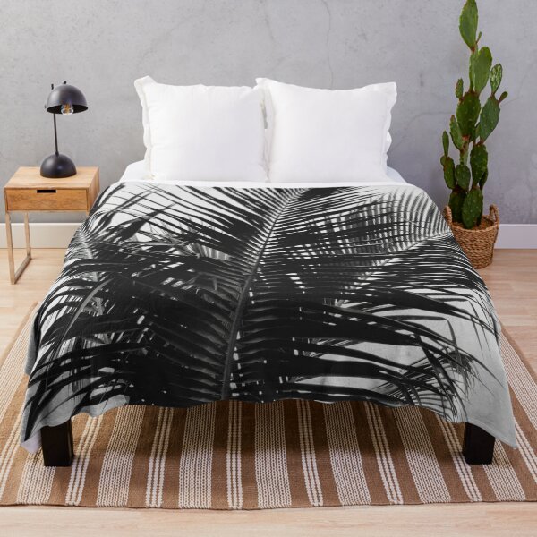 Item preview, Black and white palm fronds designed and sold by Jmb67.
