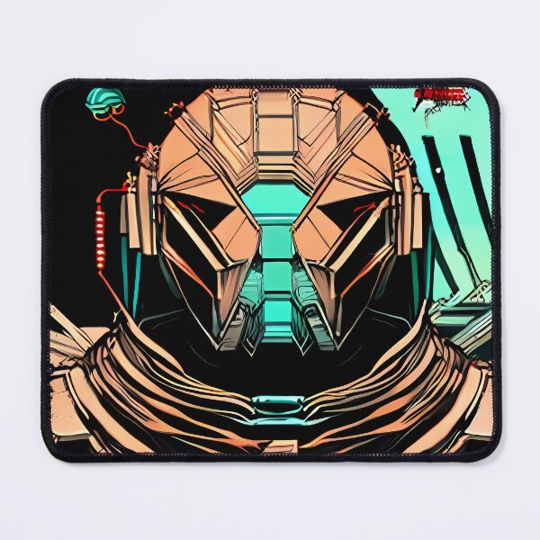 Item preview, Egyptian Scarab Beetle Cyberpunk Sticker Design: Futuristic Twist on Ancient Mythology designed and sold by Mytho Merch.