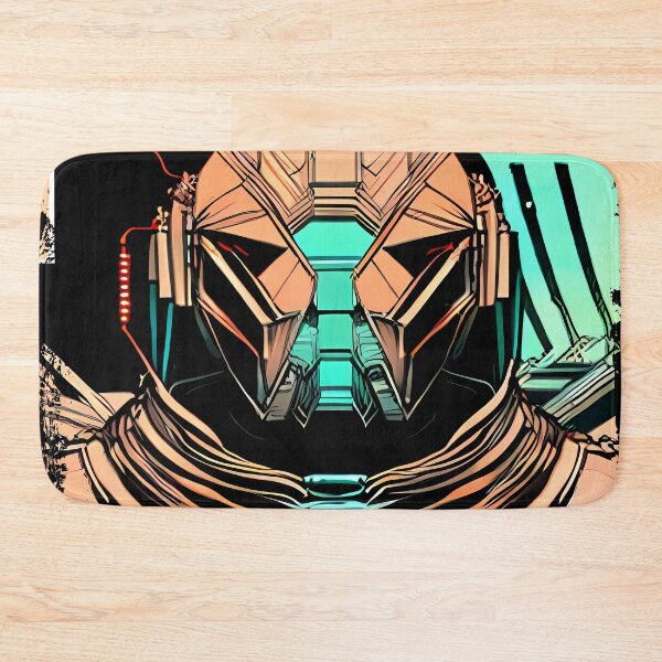 Item preview, Egyptian Scarab Beetle Cyberpunk Sticker Design: Futuristic Twist on Ancient Mythology designed and sold by Mytho Merch.