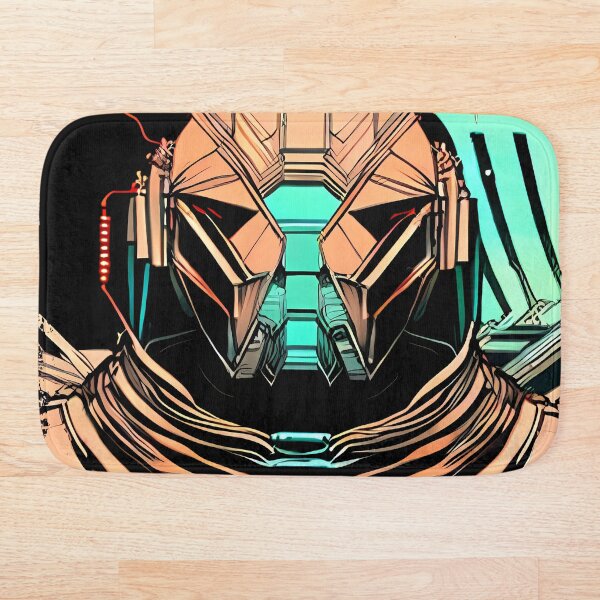 Item preview, Egyptian Scarab Beetle Cyberpunk Sticker Design: Futuristic Twist on Ancient Mythology designed and sold by Mytho Merch.