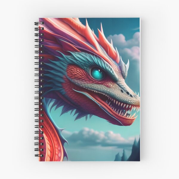 Item preview, Red, Pink, and Purple Dragon with Cyan Highlights designed and sold by dragynrain.