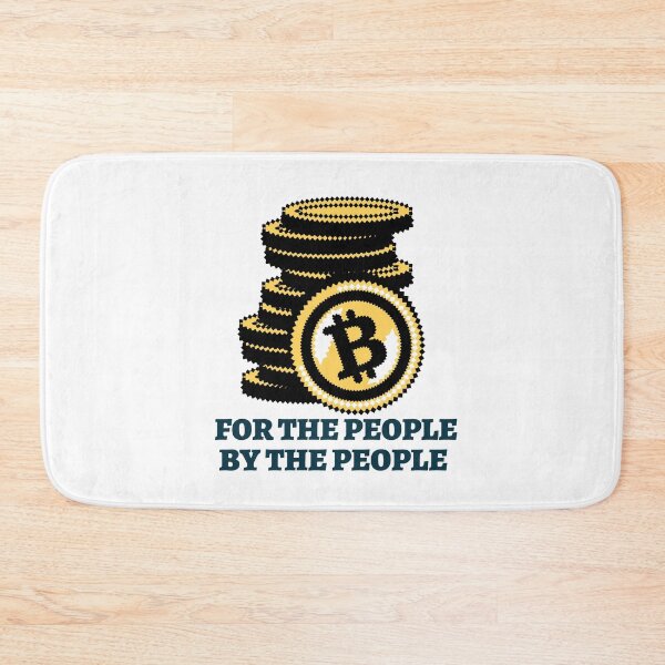 Item preview, For The People By The People Bitcoin designed and sold by Sho-Sho-Studios.
