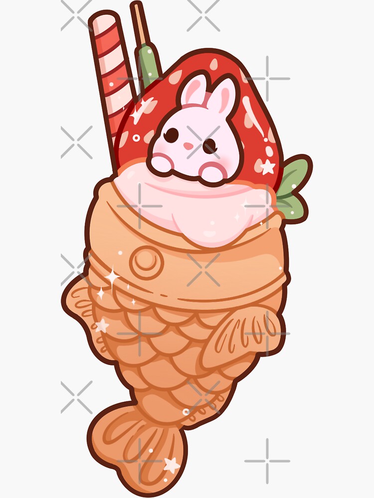 Taiyaki with Bunny | Vinyl Sticker Taiyaki with Bunny | Vinyl Sticker