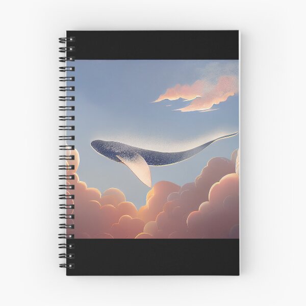 Item preview, Whale in the sky - art print designed and sold by SteampunkMoai.