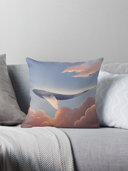 Artikel-Vorschau von Wal im Himmel - Kunstdruck, designt und verkauft von SteampunkMoai.