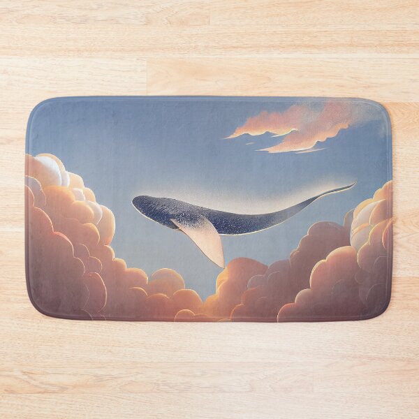 Item preview, Whale in the sky - art print designed and sold by SteampunkMoai.