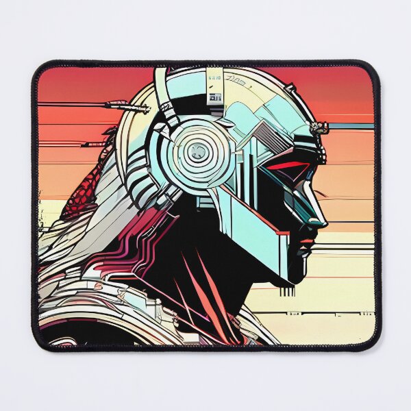 Item preview, Egyptian Scarab Beetle Cyberpunk Sticker Design: Futuristic Twist on Ancient Mythology designed and sold by Mytho Merch.