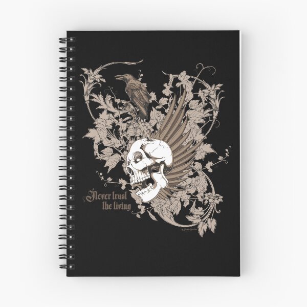 Aperçu de l'œuvre Ne Faites Jamais Confiance Au Skull Death Crow Ivy Vivant créée et vendue par PCollection.