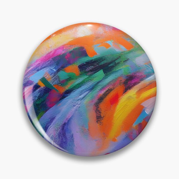 Item preview, Chromatic Symphony - Vibrant Abstract Painting designed and sold by ElLocoMus.