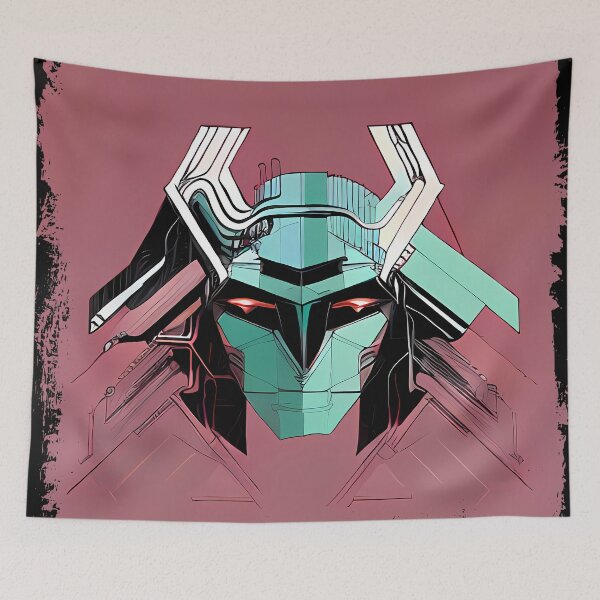 Item preview, Egyptian Scarab Beetle Cyberpunk Sticker Design: Futuristic Twist on Ancient Mythology designed and sold by Mytho Merch.