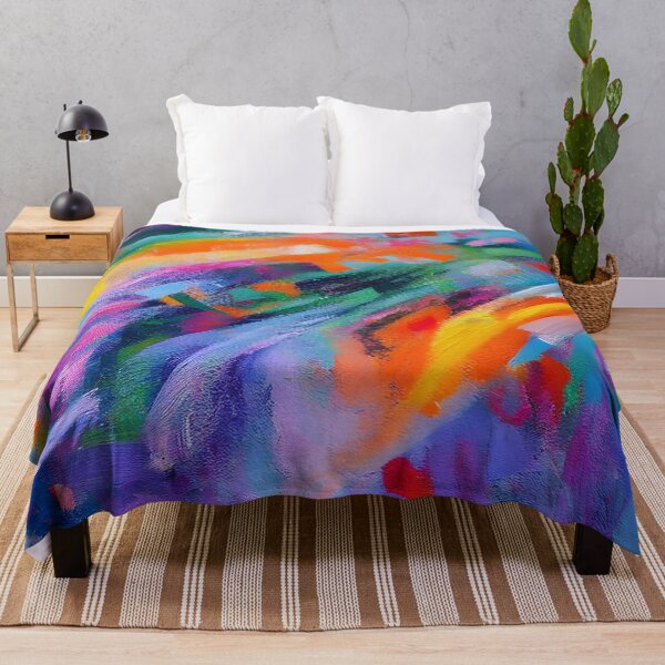 Item preview, Chromatic Symphony - Vibrant Abstract Painting designed and sold by ElLocoMus.