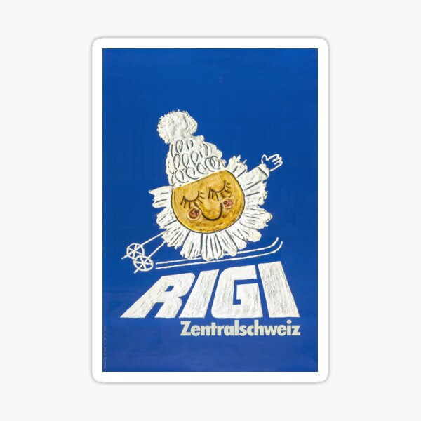 Item preview, Rigi,Zentralschweiz, Ski Poster designed and sold by BokeeLee.