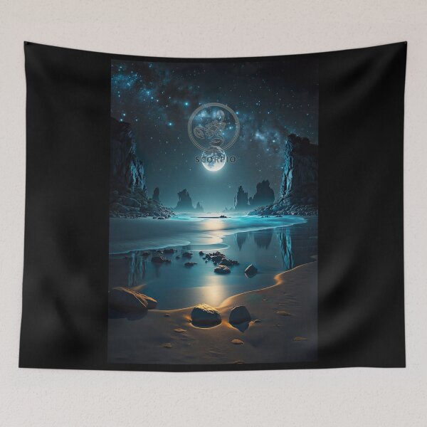 Item preview, Moon with Scorpio by The Pianist designed and sold by Fabled-Gallery.