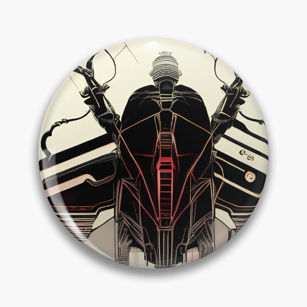 Item preview, Egyptian Scarab Beetle Cyberpunk Sticker Design: Futuristic Twist on Ancient Mythology designed and sold by Mytho Merch.