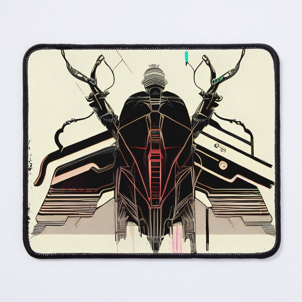 Item preview, Egyptian Scarab Beetle Cyberpunk Sticker Design: Futuristic Twist on Ancient Mythology designed and sold by Mytho Merch.