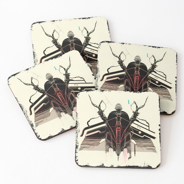 Item preview, Egyptian Scarab Beetle Cyberpunk Sticker Design: Futuristic Twist on Ancient Mythology designed and sold by Mytho Merch.