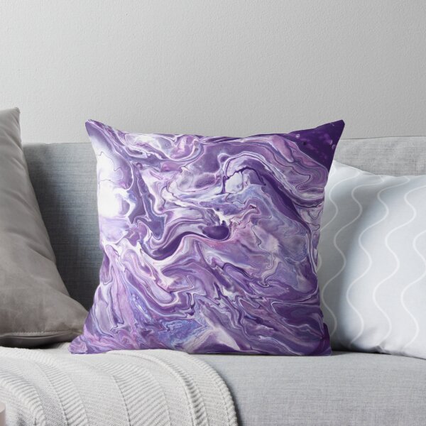 Item preview, Purple and White Swirling Marble designed and sold by Reynareyna.