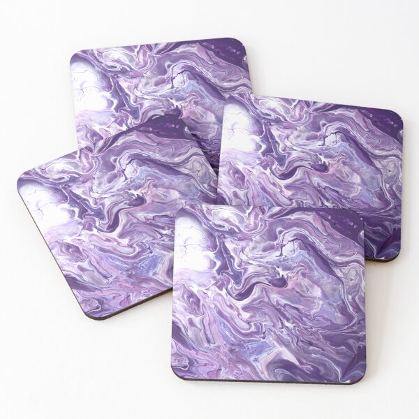 Item preview, Purple and White Swirling Marble designed and sold by Reynareyna.