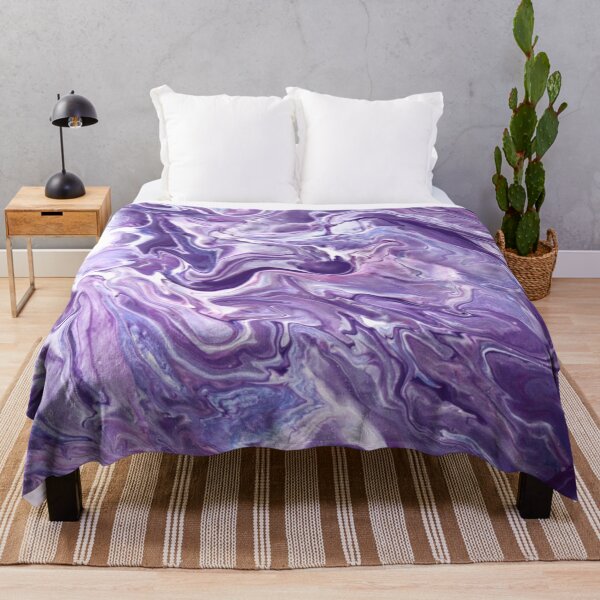 Item preview, Purple and White Swirling Marble designed and sold by Reynareyna.