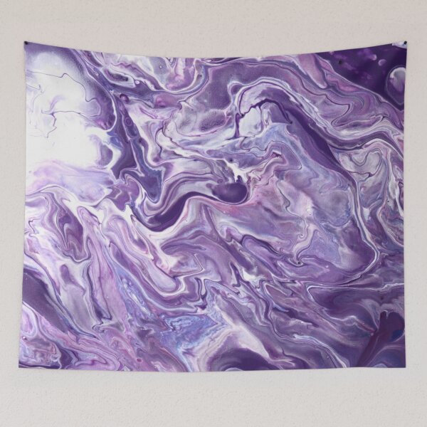 Item preview, Purple and White Swirling Marble designed and sold by Reynareyna.
