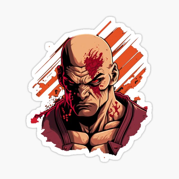 Guile  Street Fighters Sticker for Sale by 0therworldly4rt