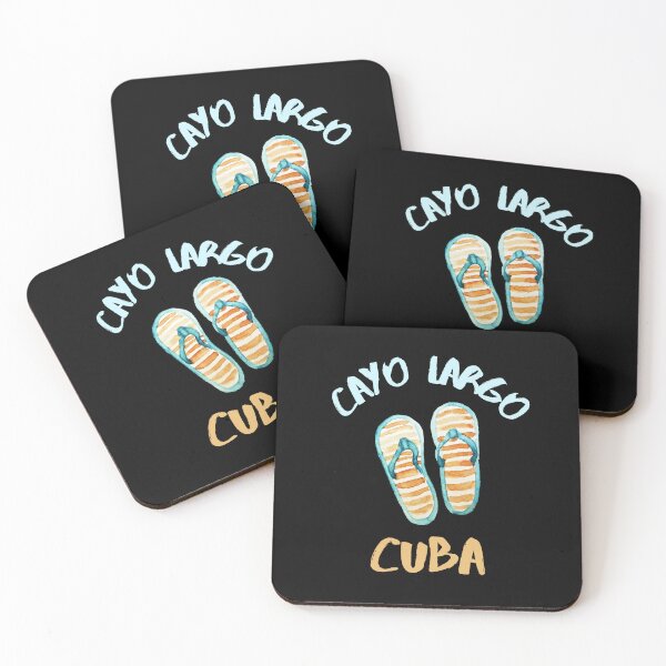 Item preview, Cayo Largo Del Sur Cuba Flip Flops Optional Design designed and sold by RektRepublic.