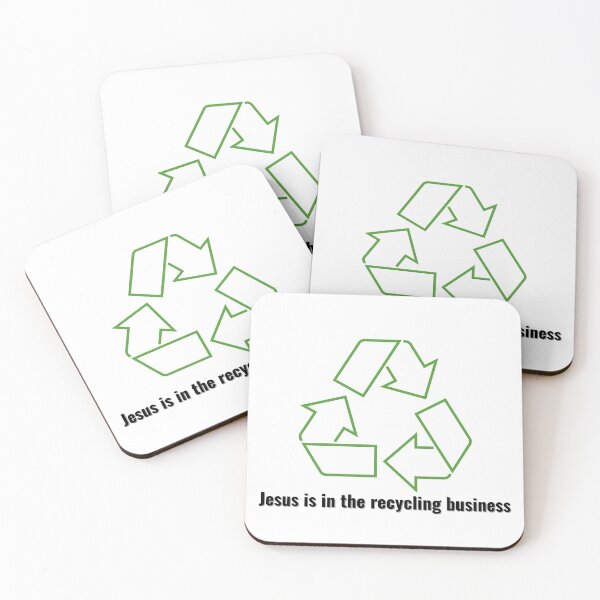 Item preview, Jesus is in the recycling business V1 Black Lettering designed and sold by Family Journey with God.