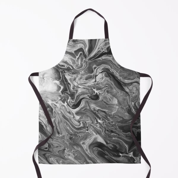 Item preview, Black and White Swirling Marble designed and sold by Reynareyna.