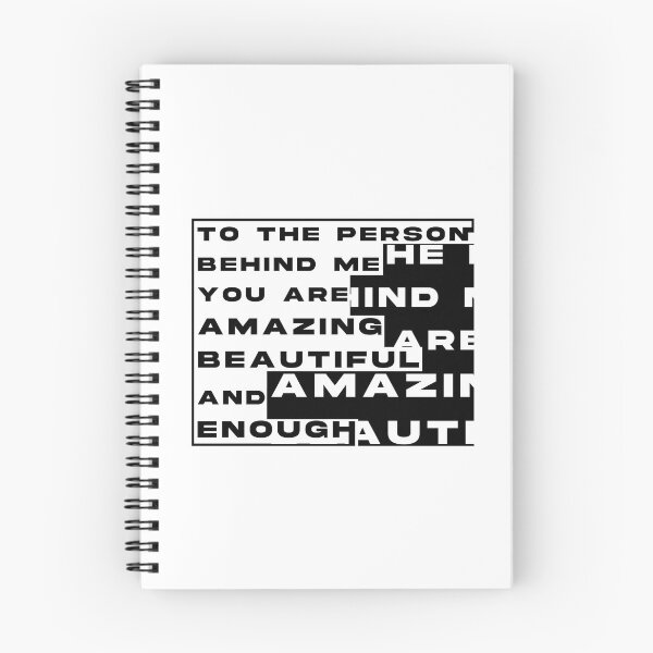 Item preview, To The Person Behind Me You Are Amazing Beautiful And Enough designed and sold by LiveItNow.