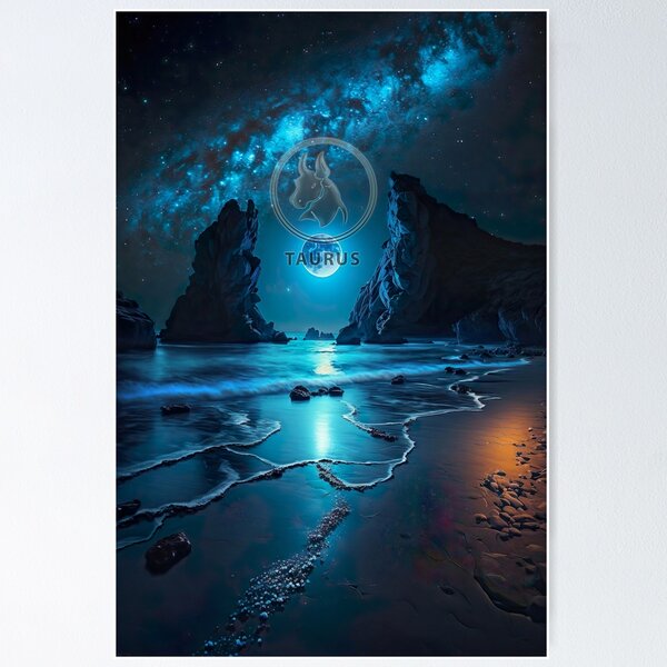 Item preview, Moon with Taurus by The Pianist designed and sold by Fabled-Gallery.