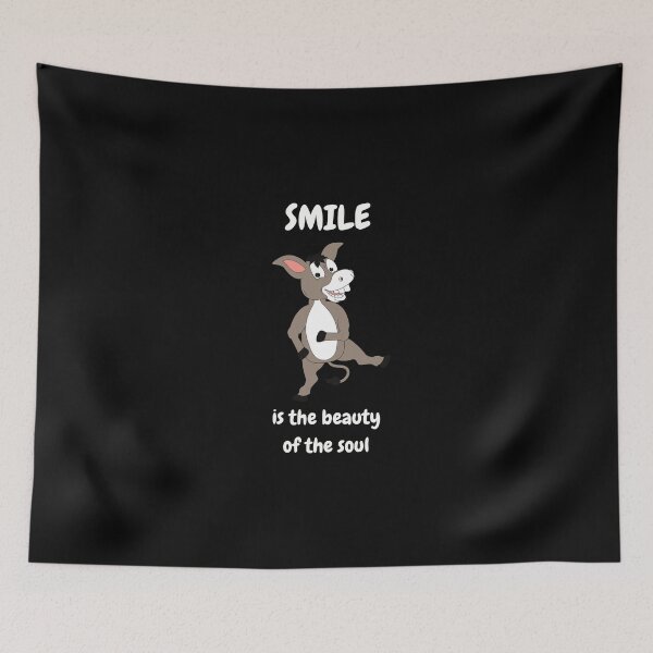 Item preview, Smile Is The Beauty of The Soul For Donkey Lovers designed and sold by Geek Stuff.