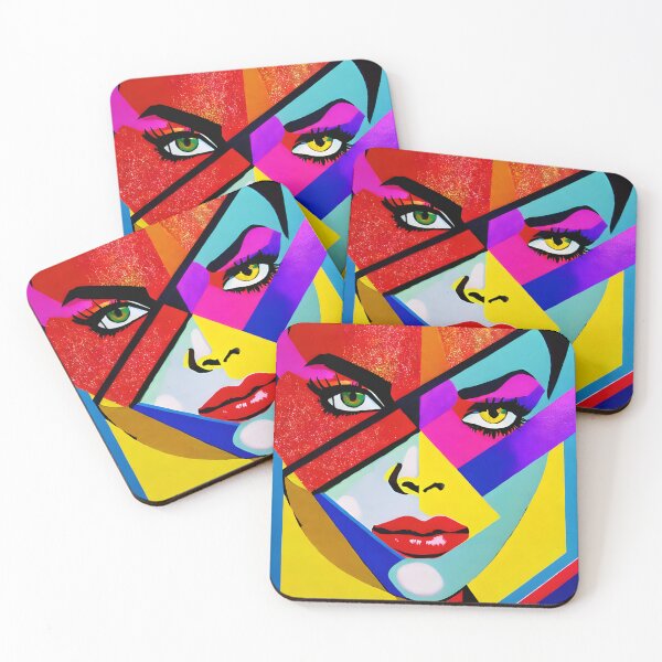 Item preview, Pop Art Pinup: Colorful and Classic Lady designed and sold by ElLocoMus.