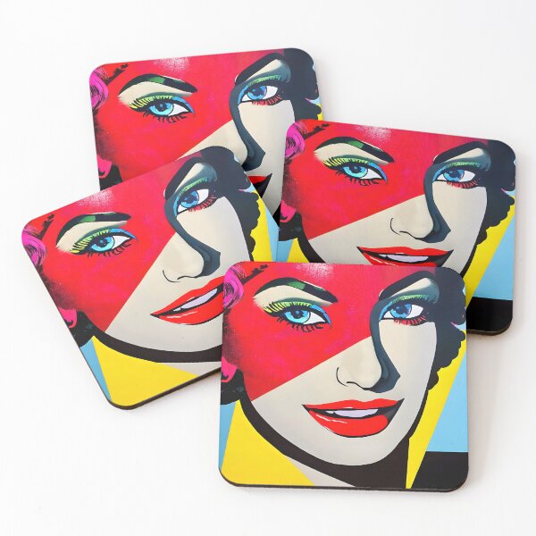 Item preview, 60s Glam: Vintage Pop Art Lady Portrait designed and sold by ElLocoMus.