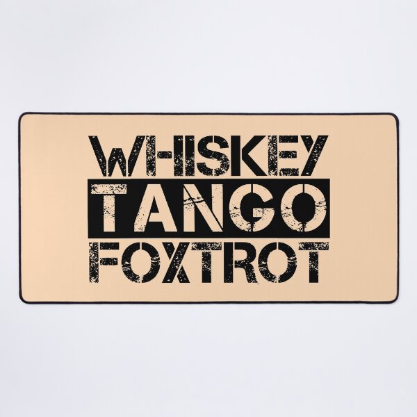 Item preview, Whiskey Tango Foxtrot - wtf Black, tan - sarcastic designed and sold by Honest-Quotes.