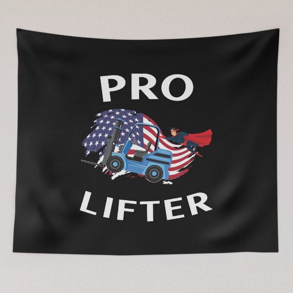 Item preview, Forklift Superhero Pro Lifter 1FBW designed and sold by TeamsterLife.