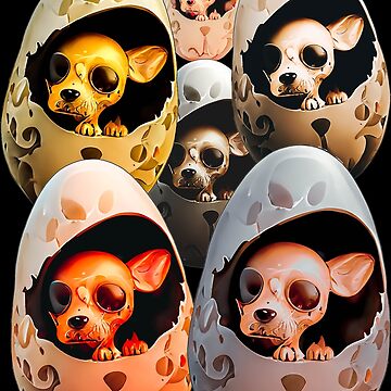 Artwork thumbnail, Dogs in the Eggs by POST-VANITAS