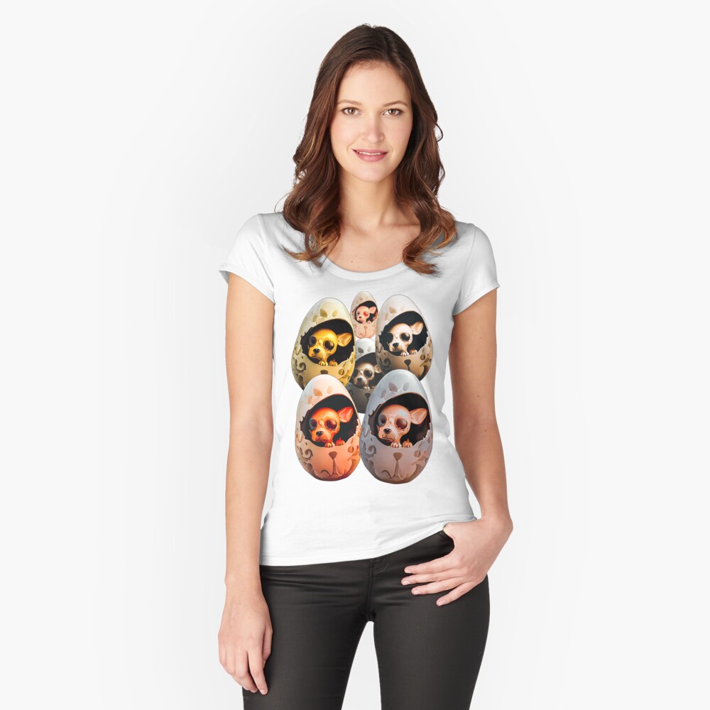 Item preview, Fitted Scoop T-Shirt designed and sold by POST-VANITAS.